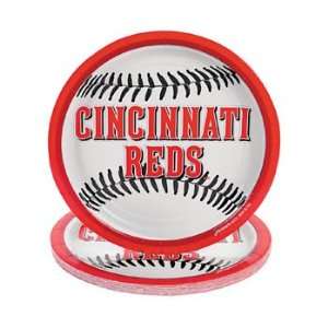  MLB Cincinnati Reds™ Dinner Plates   Tableware & Party 