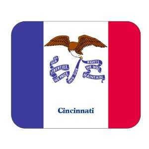  US State Flag   Cincinnati, Iowa (IA) Mouse Pad 