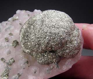 Pyrite Balls on Fluorite, Jiangxi, China  