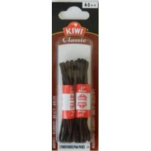  Kiwi Classic Brown Laces, 27, 2 Pair Package Everything 