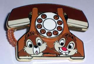 Chip & Dale Telephone Phone Marquee Collection Disney Pin LE 1500 New 