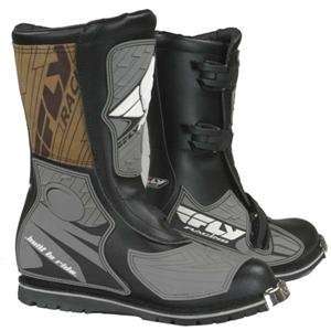 Fly Racing Stinger Shorty Boots   2009   13/Black/Grey 