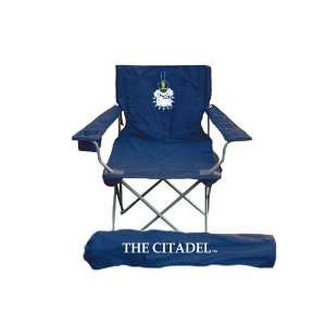  BSS   Citadel Bulldogs NCCA Ultimate Adult Tailgate Chair 