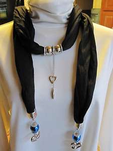 Fashion Jewelry Pendant Hearts Neck Scarf Wrinkle Cotton NEW Color 