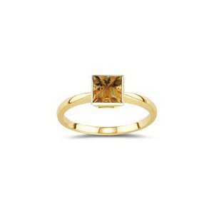  2.12 Cts Citrine Solitaire Ring in 14K Yellow Gold 9.5 