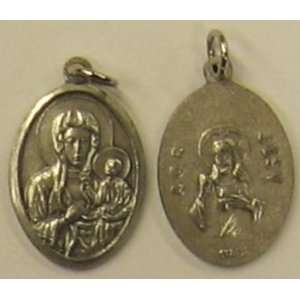  Our Lady of Czestochowa Bulk Oxidized Medal with Jump Ring 