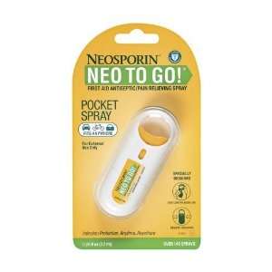 Neosporin Neo To Go Antiseptic Pain Relieving Spray 0.26oz (Pack of 