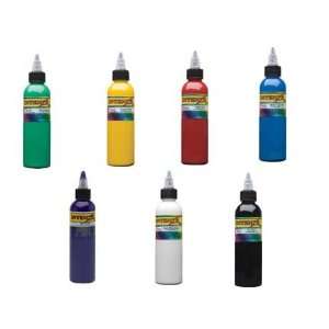  Trudt Quality  Tattoo Inks 4oz 7colors Supply 