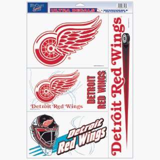  Detroit Red Wings Static Cling Decal Sheet **