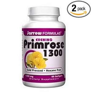  Jarrow Formulas Evening Primrose 1300, 60 Softgels (Pack 