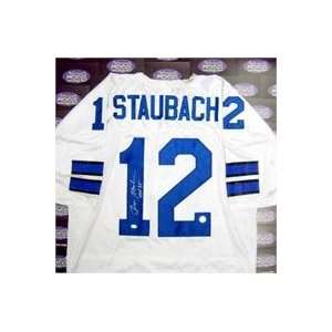  Roger Staubach autographed Dallas Cowboys Football Jersey 