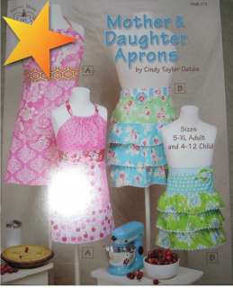 Mother And Daughter Aprons Cindy Oates Taylor WE104579  