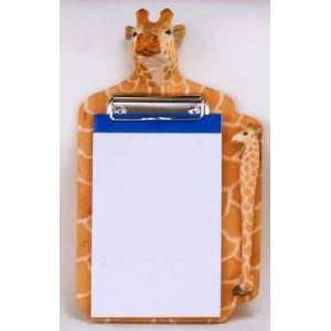  Giraffe Clipboard with Pen 