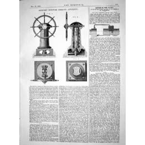 Engineering 1865 Skinners Improved Steering Apparatus Water Locomotive 