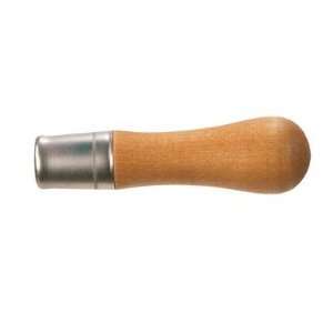 Metal Ferruled Wooden Handles   wood handle w/metal ferrule #2 [Set of 