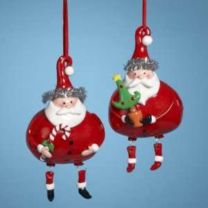  Club Pack of 12 JoyVille Elves Red Dress Santa Claus 