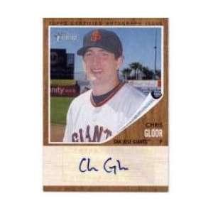 2011 Topps Heritage Minors Real One Autographs #CG Chris Gloor   San 
