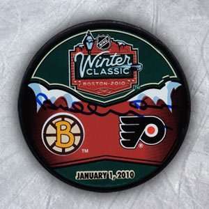   ORR Boston Bruins SIGNED 2010 Winter Classic Puck Sports Collectibles