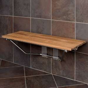  36 Folding Teak Wood Shower Seat 