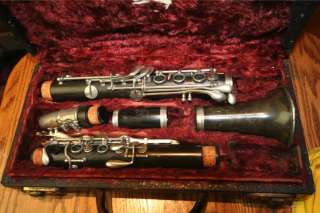 Vintage 1945 G. Pruefer Carl Fisher Clarinet PLAYREADY  