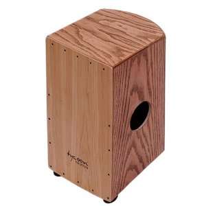   American Ash Cajon With Red Oak Front Plate Musical Instruments