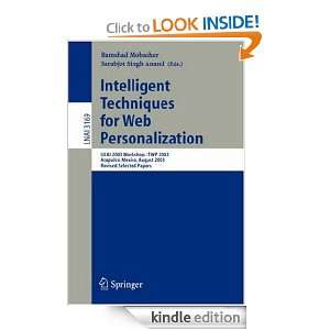 Intelligent Techniques for Web Personalization IJCAI 2003 Workshop 