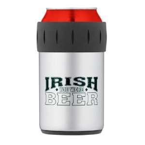   Irish You Were Beer St Patricks Day Clover Shamrock 