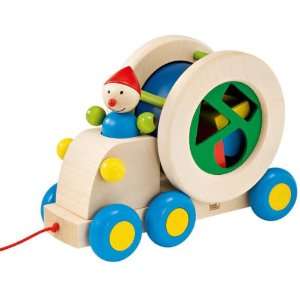    Selecta Rotondo Wooden Truck & Sorting Pull Toy Toys & Games