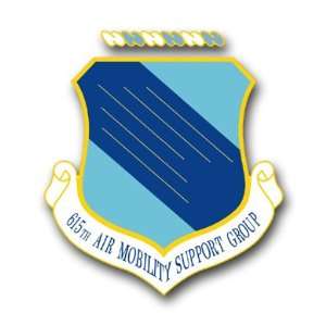   615th Air Mobility Support Group Decal Sticker 5.5 