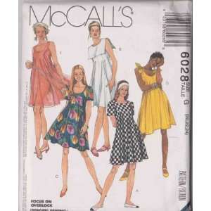  Misses Tent Dresses In Two Lengths McCalls Sewing Pattern 