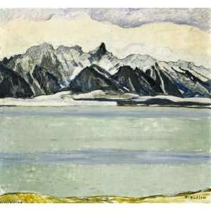  Hand Made Oil Reproduction   Ferdinand Hodler   24 x 22 