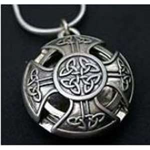  Scent Chamber Celtic Cross Silver