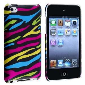 Colorful Zebra Rear Snap On Hard Cover Case w/ Privacy 