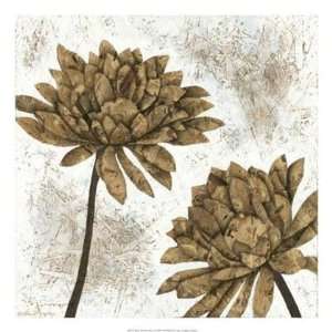  White Washed Dahlias I by Megan Meagher 22x22