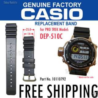 Casio Divers Watch Band DEP 510, DEP 510C, DEP 510C N  