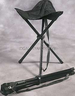 Black Collapsible Stool Portable Folding Seat  
