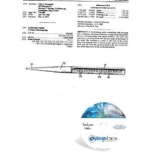  NEW Patent CD for SANITARY COMB 