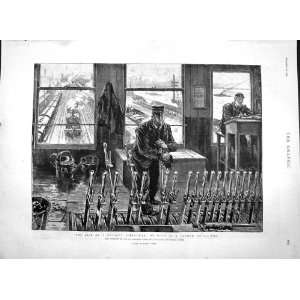  1892 Life Railway Signalman London Signal Bow Charing 