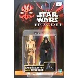  Star Wars I Darth Sidious with Battle Droid Toys & Games