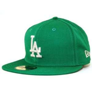  Los Angeles Dodgers New Era 59Fifty MLB C Dub, Green, 7 3 