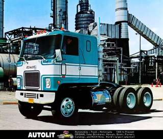 1971 GMC Astro 95 COE Tractor Truck Factory Photo  