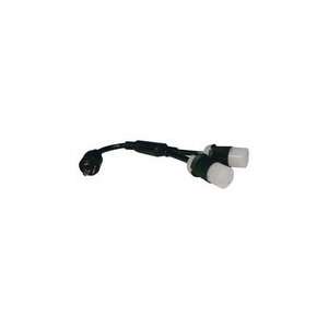   P041 001 2 Y Splitter Cable   250V AC1ft   Black   RoHS Compliance