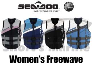 Brand New BRP Sea Doo Ladies Neoprene Freewave PFD Life Jacket Vest 