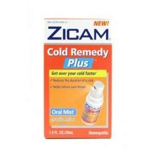  Zicam  Cold Remedy Plus, Oral Mist, Arctic Mint, 1oz 