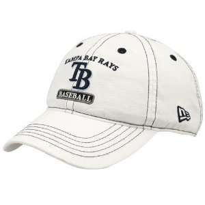 New Era Tampa Bay Rays White Ballpark Adjustable Hat  