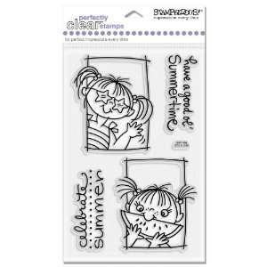   SSC1095 Perfectly Clear Stamp, Summer Cuties Arts, Crafts & Sewing