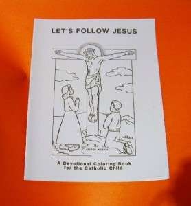 Lets Follow Jesus Coloring Book by Fr. Francis  