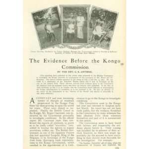  1905 Africa Evidence Before Kongo Congo Commission 