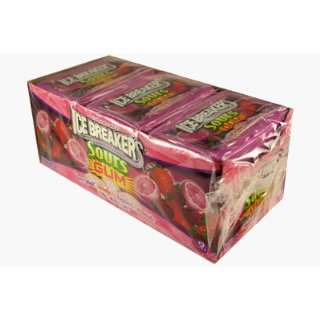 Ice Breakers Gum Sours Berry 9 Packs  Grocery & Gourmet 