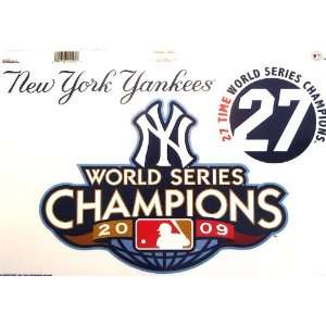 com 2009 27 Time World Series Champions New York Yankees Jumbo Static 